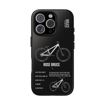 Black Background Rose Bruce Dirt Jumper