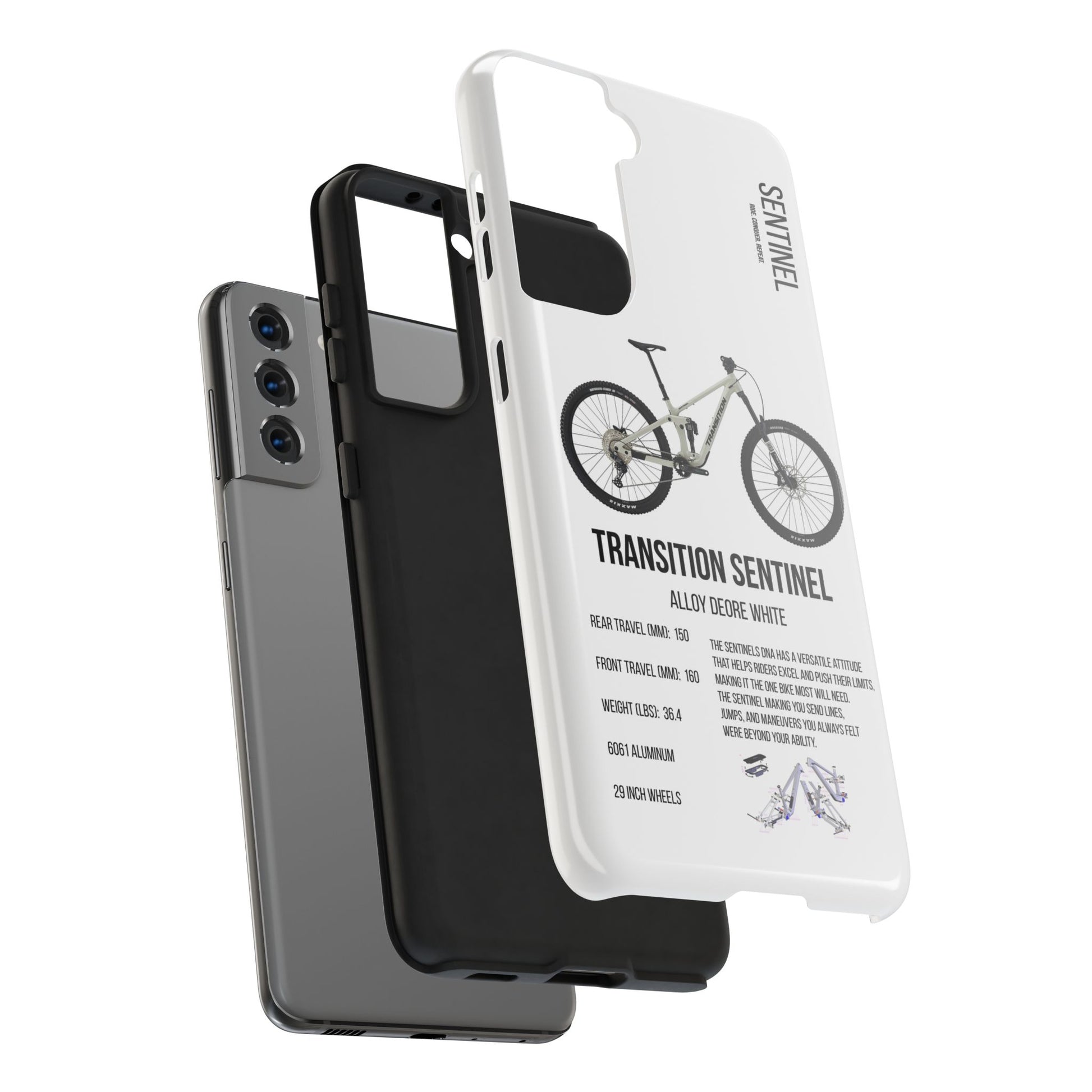 Transition Sentinel Alloy Deore White - Apexsend Co