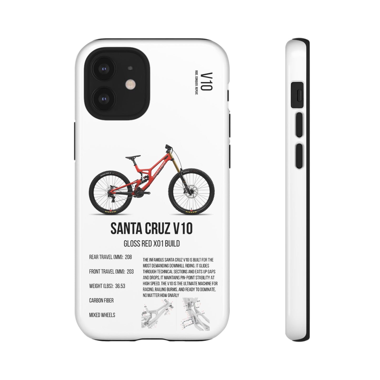 Santa Cruz V10 Gloss Red X01 Build