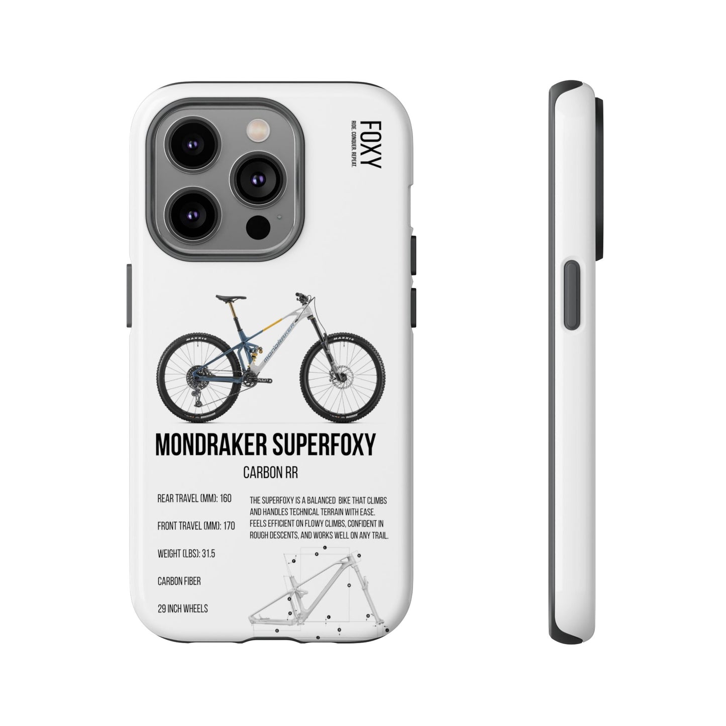 Mondraker Superfoxy Carbon RR White
