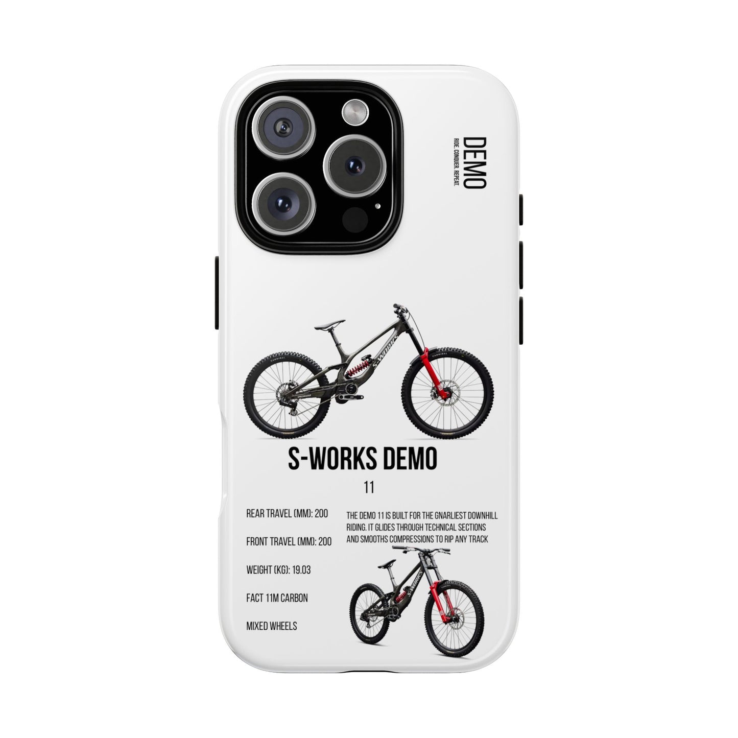 Specialized S-Works Demo 11 Grey w/ Red Rockshox