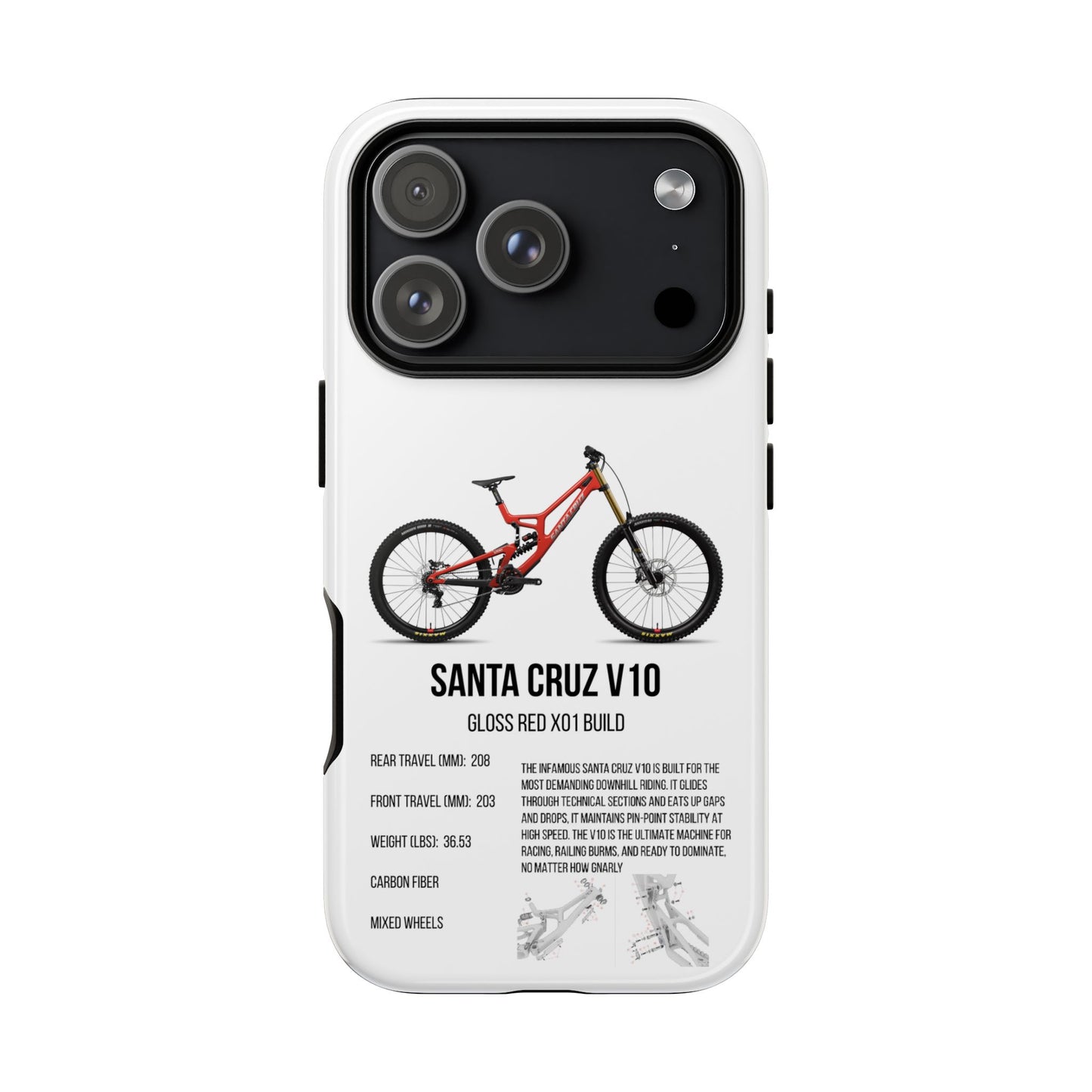 Santa Cruz V10 Gloss Red X01 Build