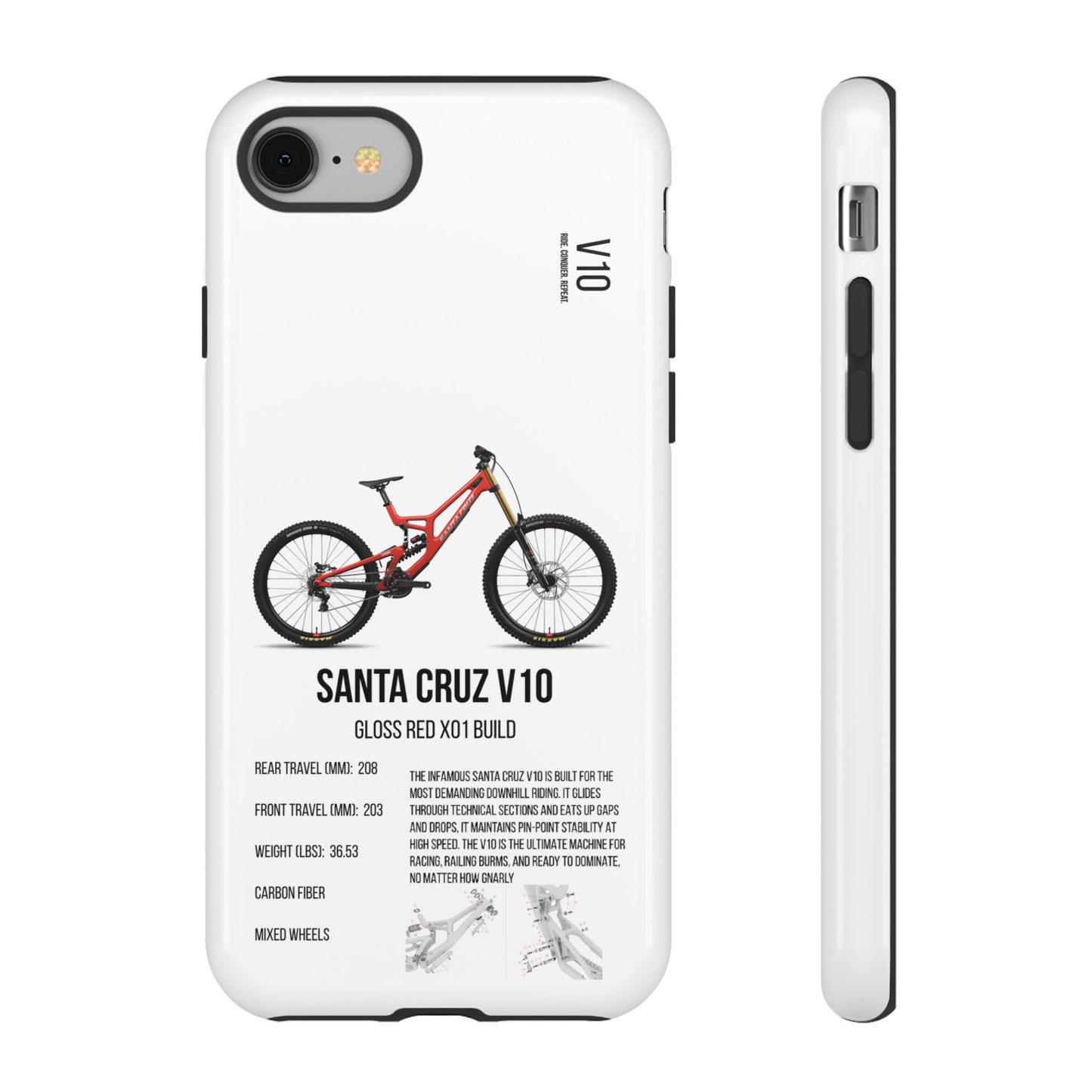 Santa Cruz V10 Gloss Red X01 Build