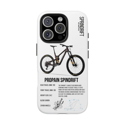 Propain Spindrift CF 5 Candy Red Swedish Gold