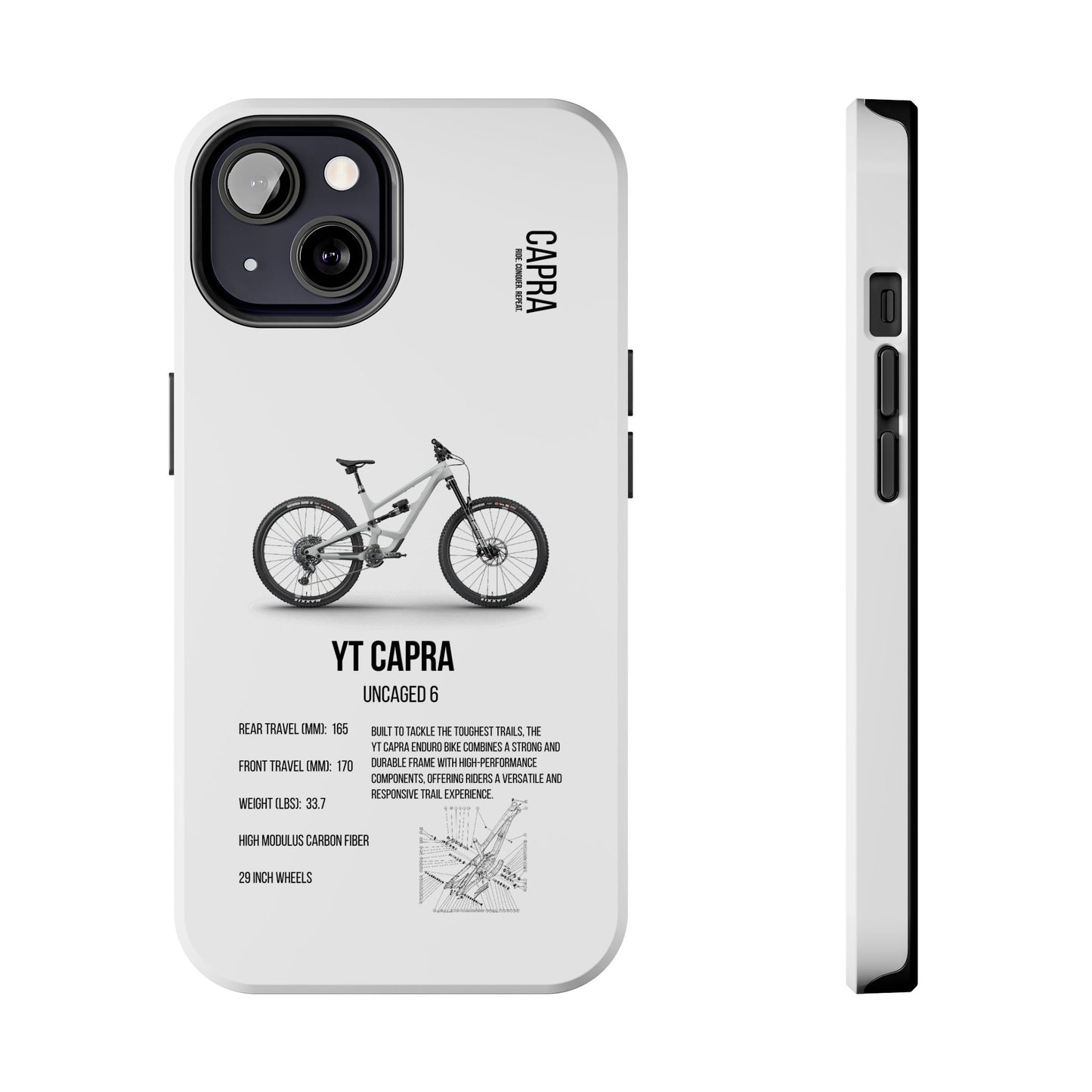 YT Industries Capra Uncaged 6 White W/ Rockshox