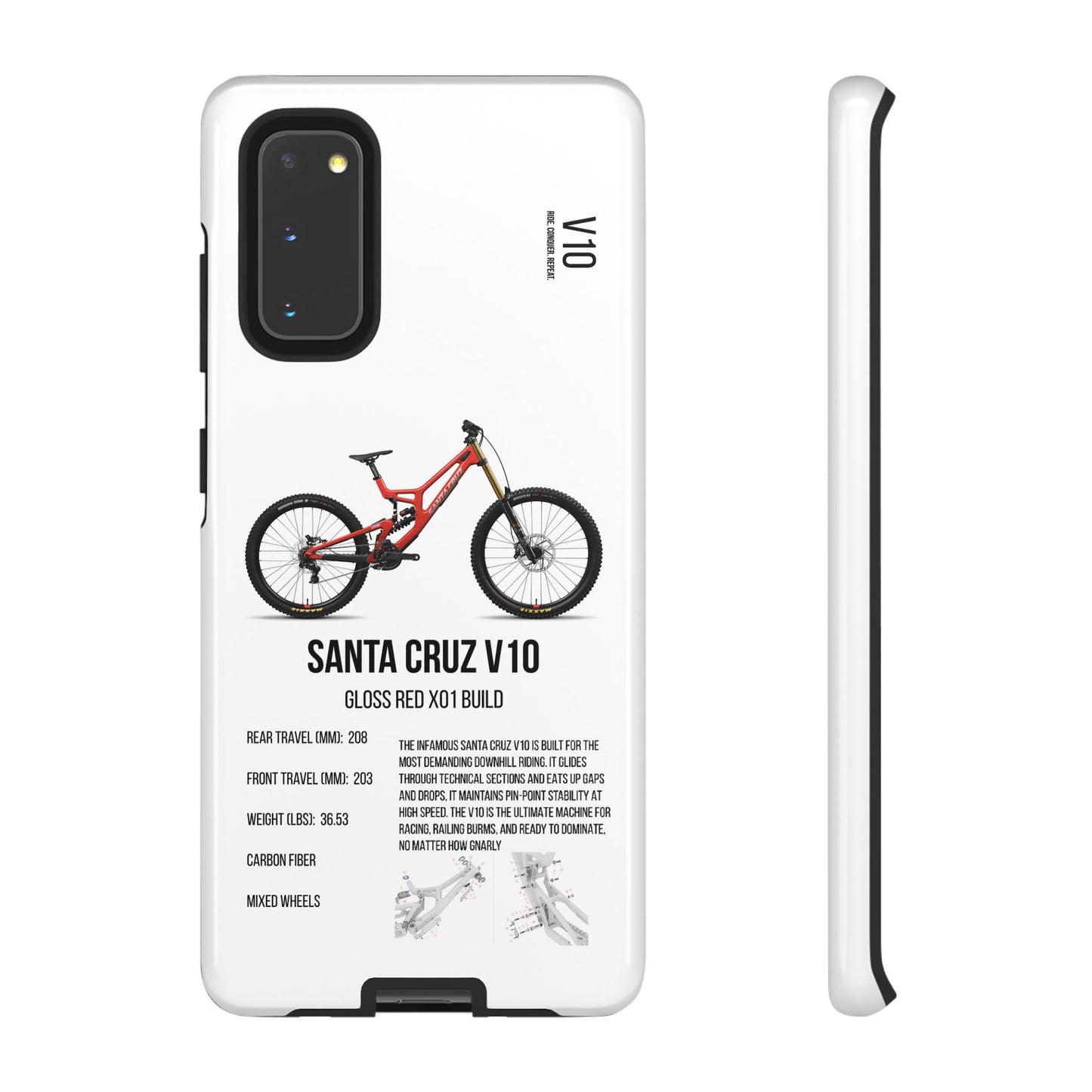 Santa Cruz V10 Gloss Red X01 Build