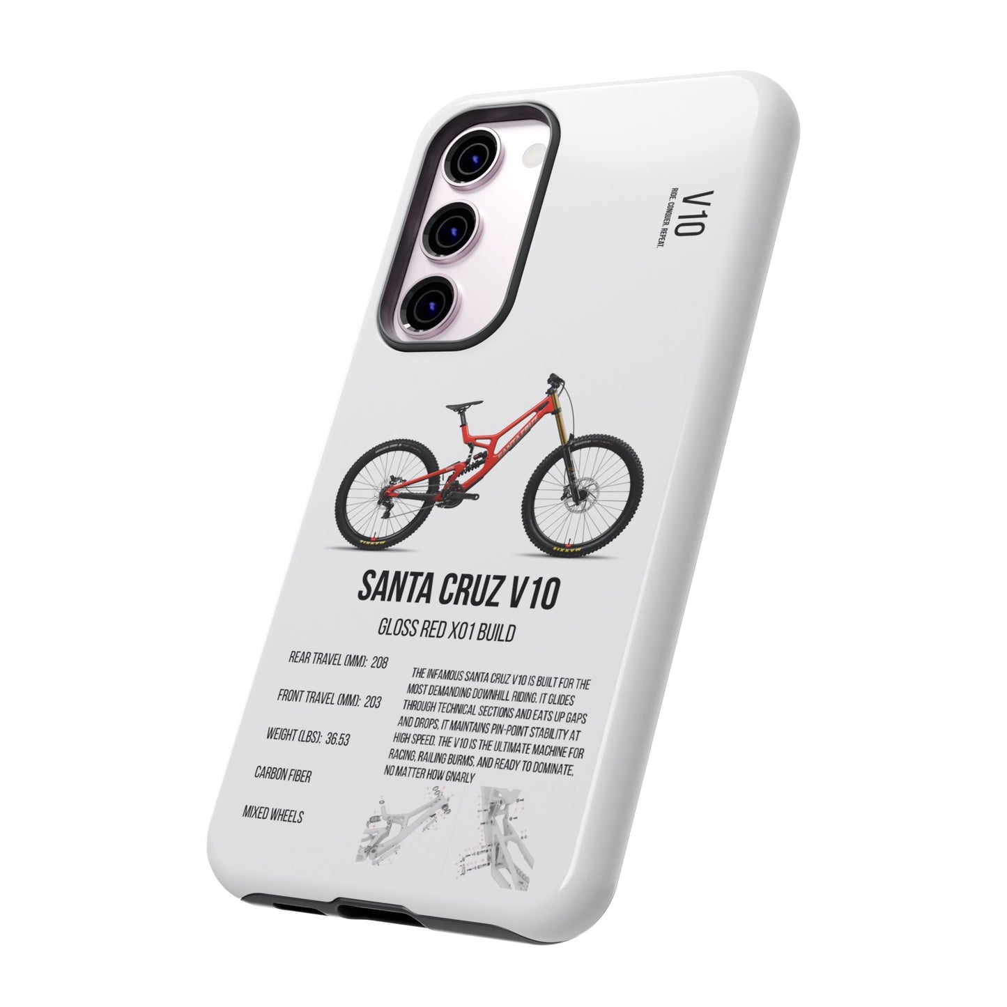 Santa Cruz V10 Gloss Red X01 Build