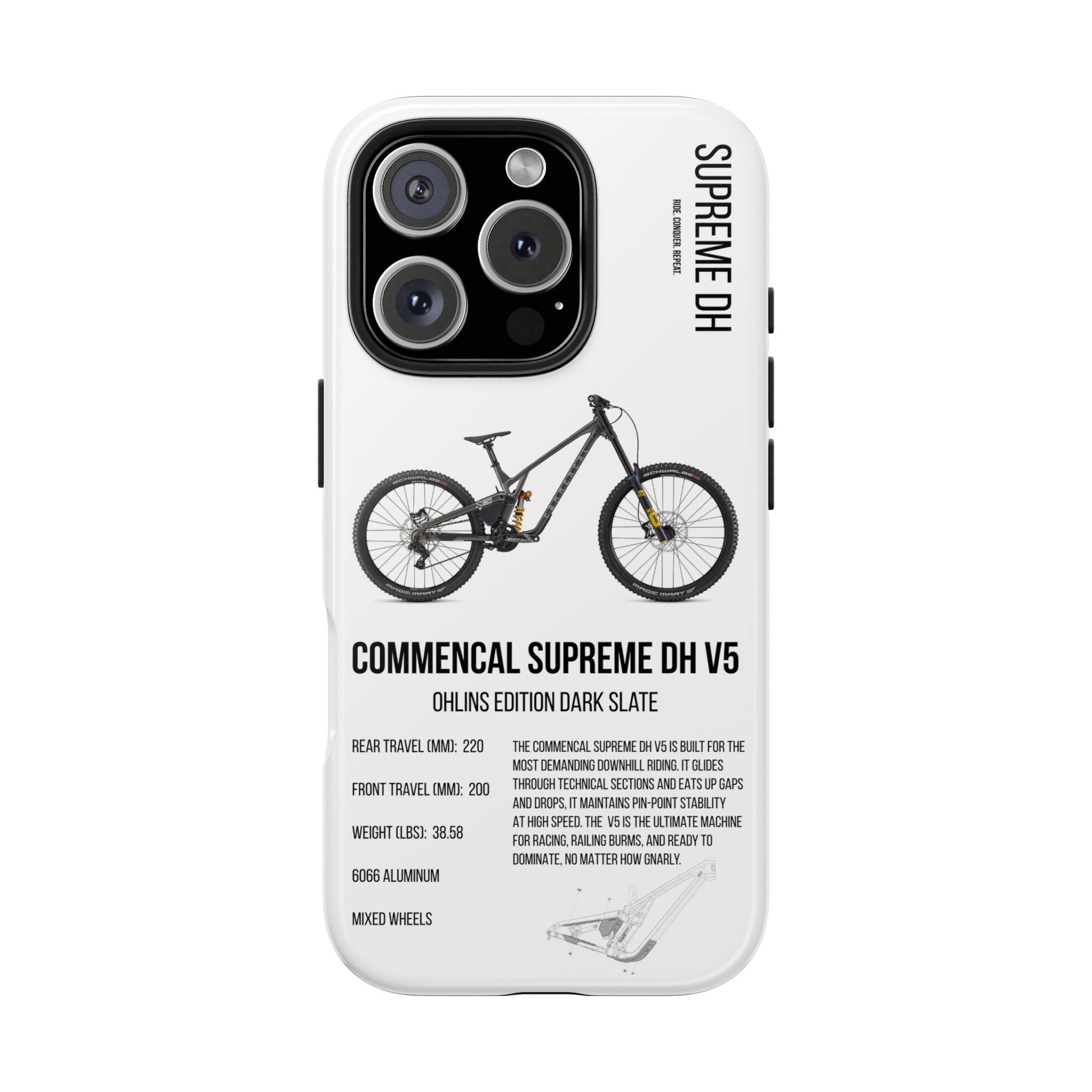 Commencal Supreme DH V5 Ohlins Edition Dark Slate - Apexsend Co