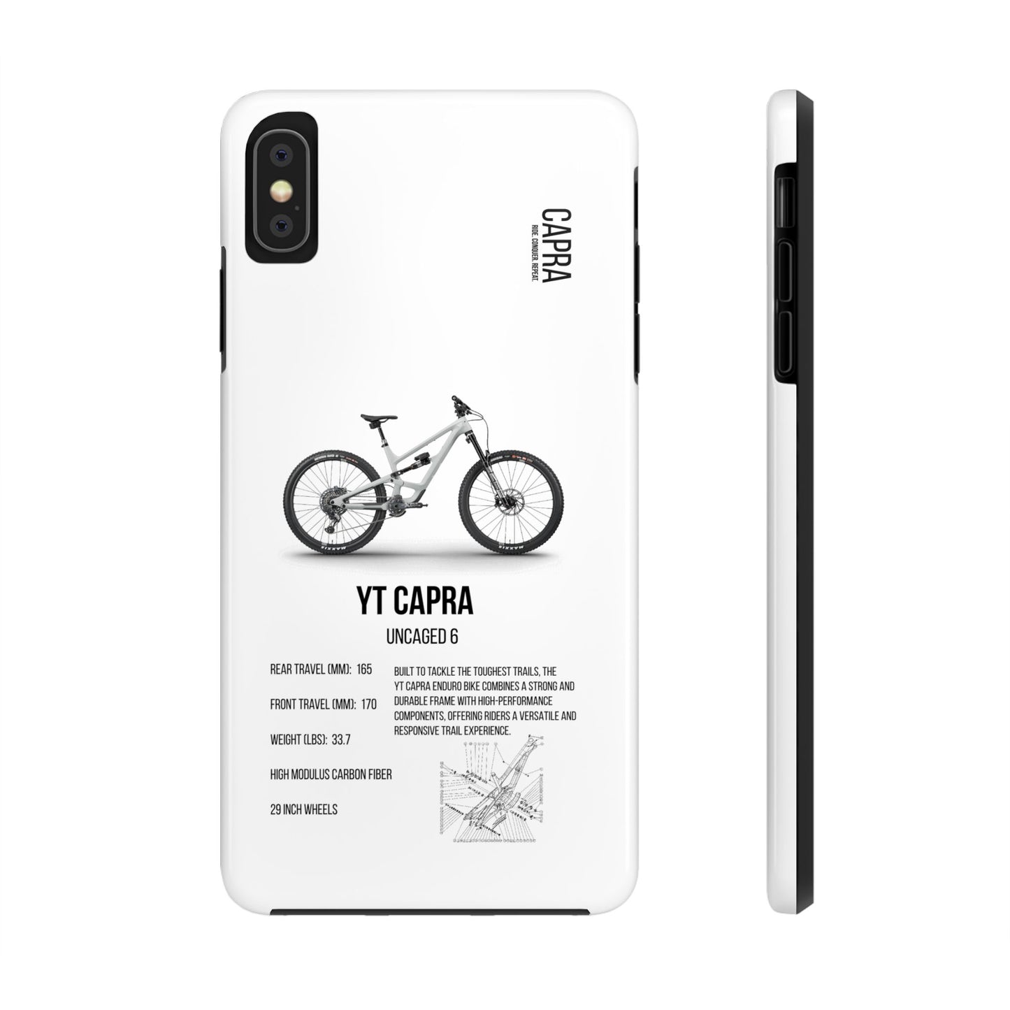 YT Industries Capra Uncaged 6 White W/ Rockshox