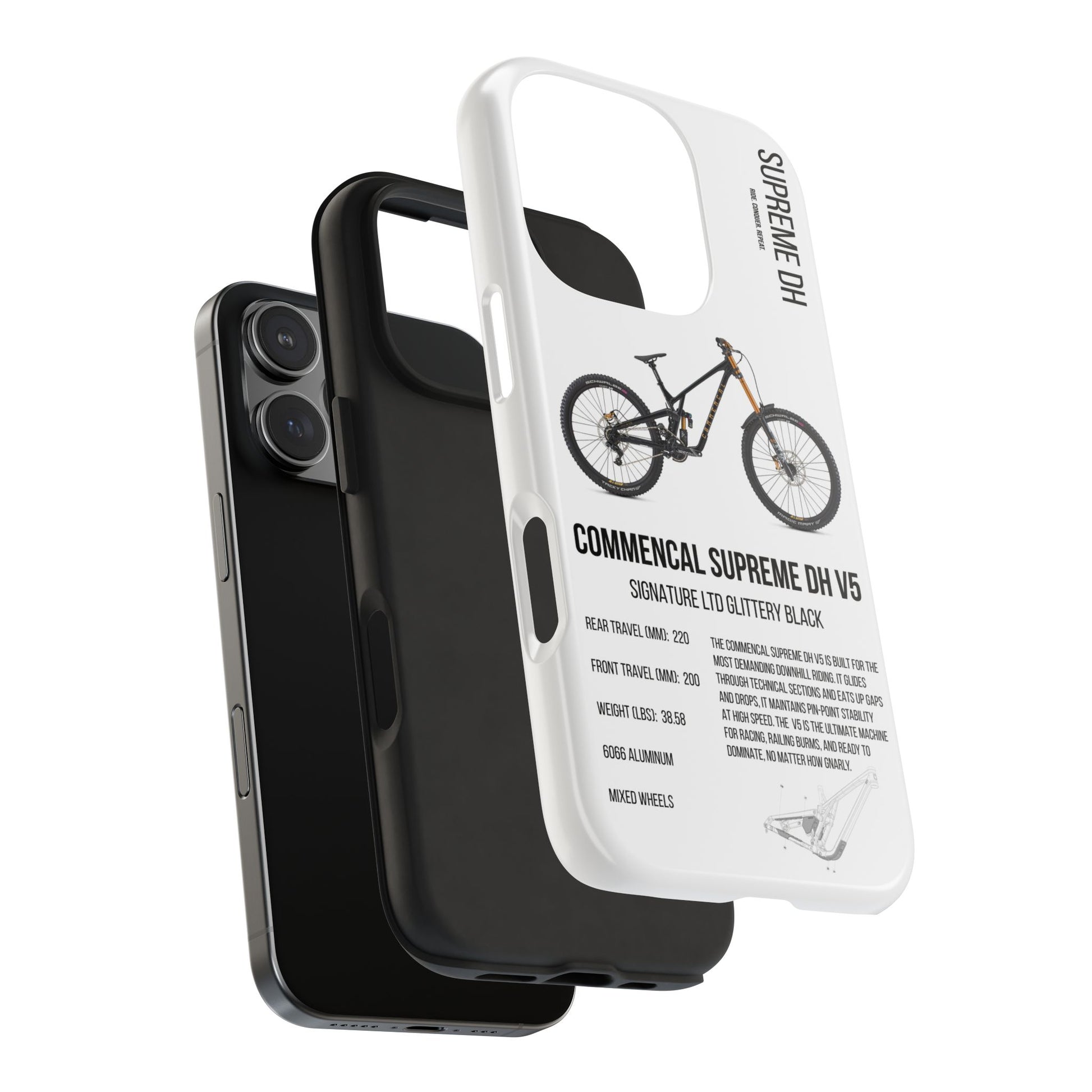 Commencal Supreme DH V5 Signature LTD Glittery Black - Apexsend Co