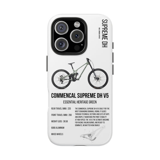 Commencal Supreme DH V5 Essential Heritage Green - Apexsend Co
