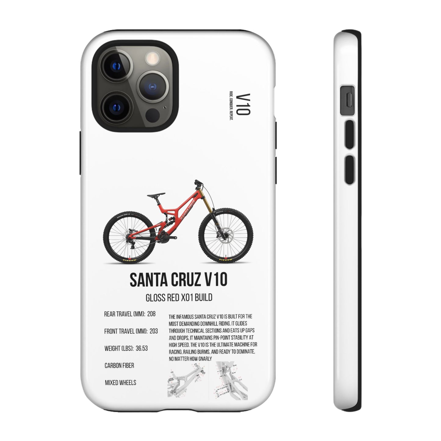 Santa Cruz V10 Gloss Red X01 Build