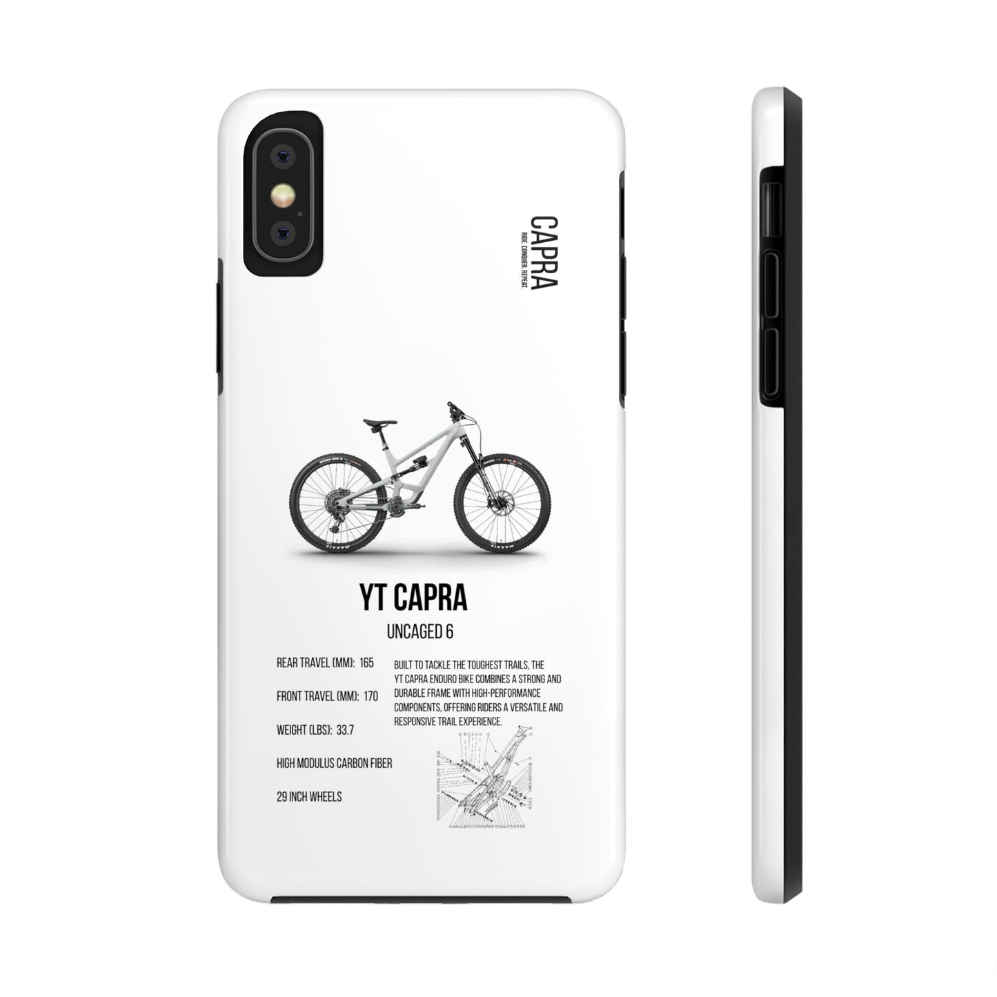 YT Industries Capra Uncaged 6 White W/ Rockshox