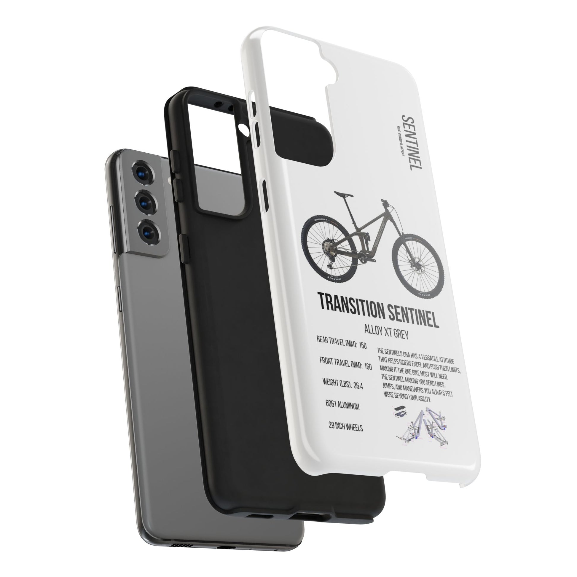 Transition Sentinel Alloy XT Grey - Apexsend Co