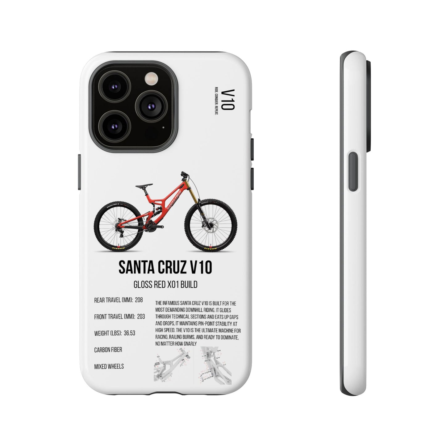 Santa Cruz V10 Gloss Red X01 Build