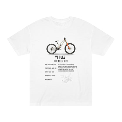 T Shirt - YT Industries Tues Core 4 Shell White
