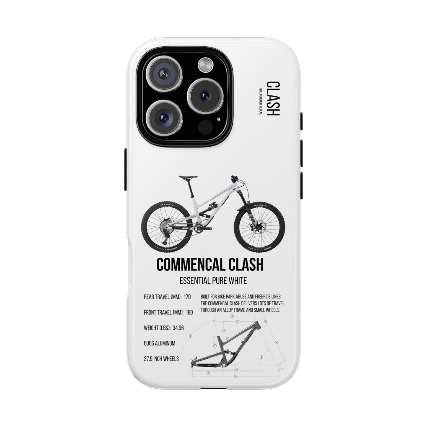 Commencal Clash Essential Pure White