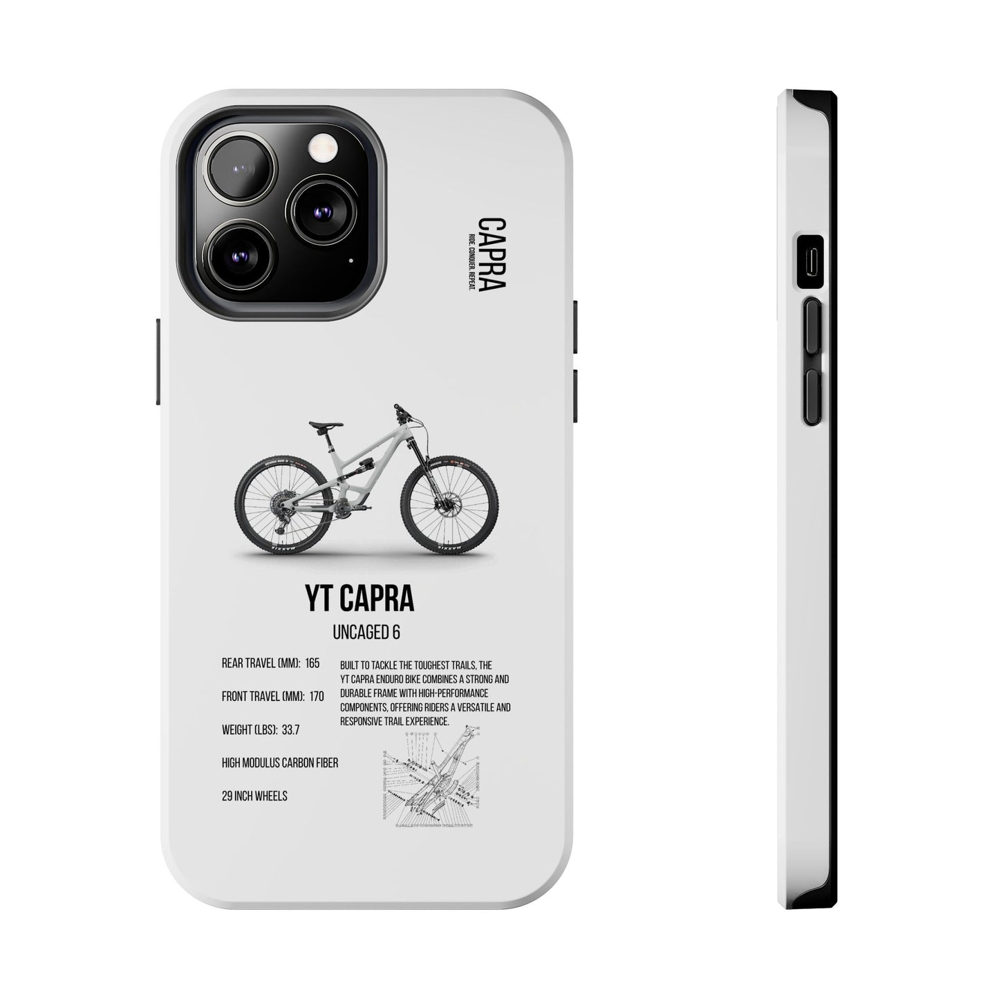 YT Industries Capra Uncaged 6 White W/ Rockshox