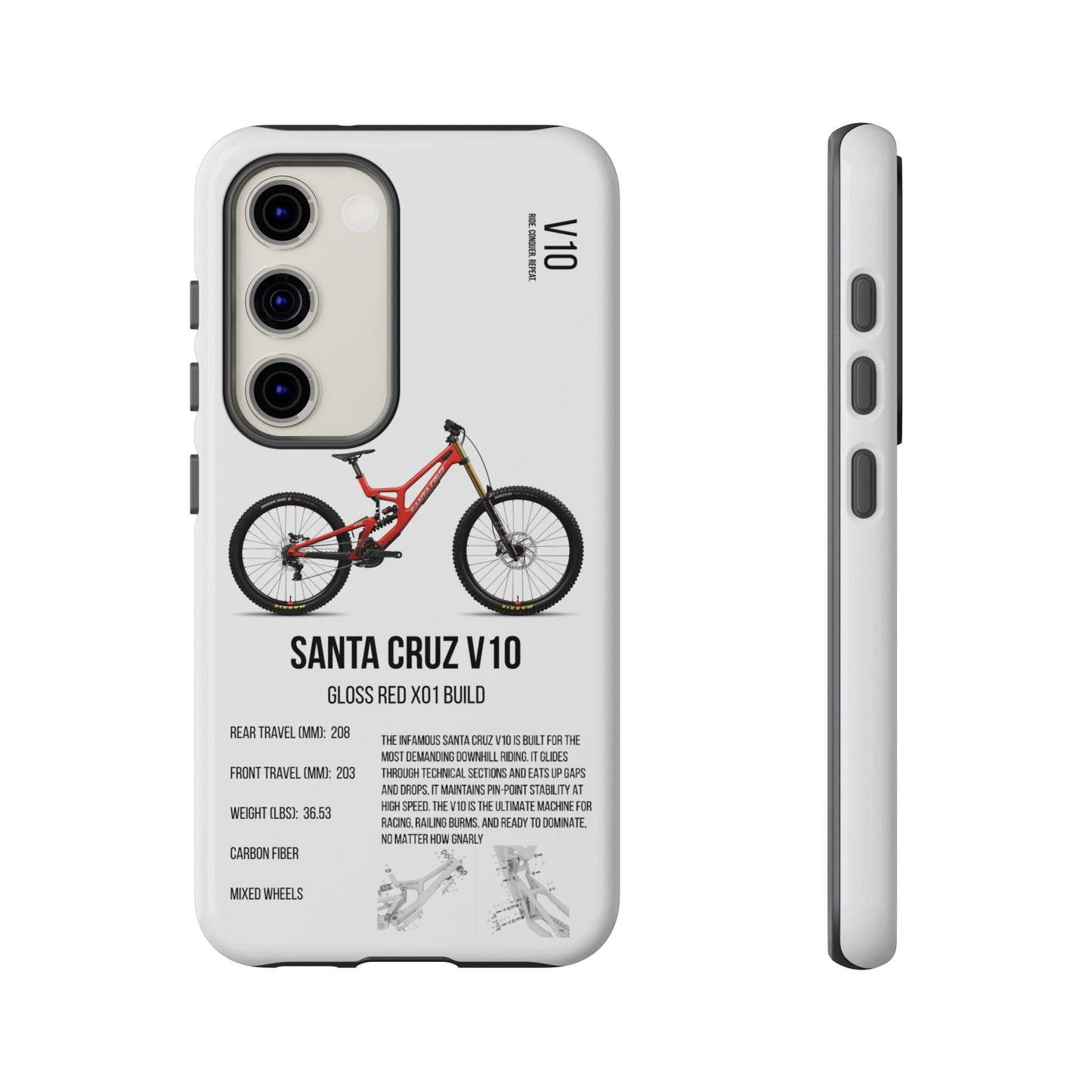 Santa Cruz V10 Gloss Red X01 Build