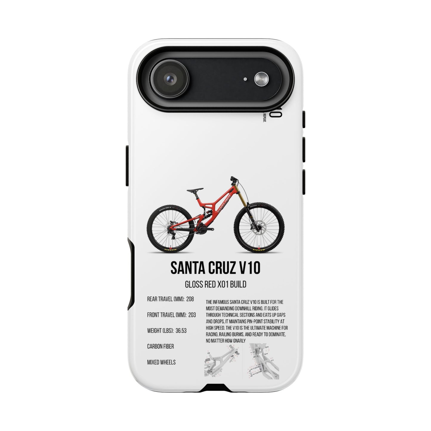 Santa Cruz V10 Gloss Red X01 Build