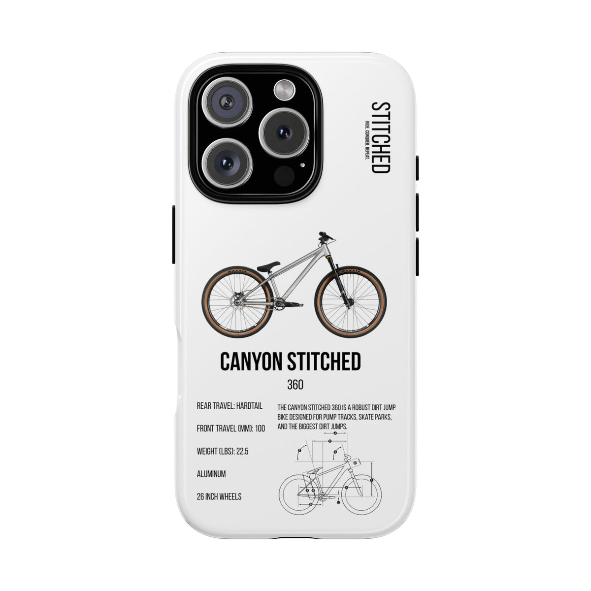 Canyon Stitched 360 Silver – Apexsend Co