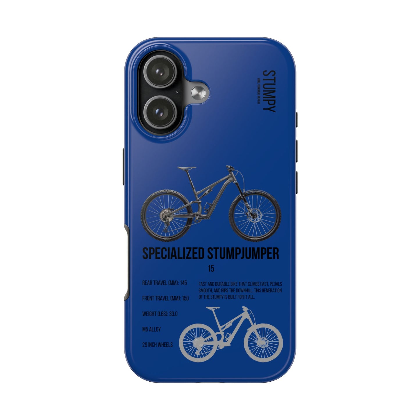 Blue Background Specialized Stumpjumper 15 Grey